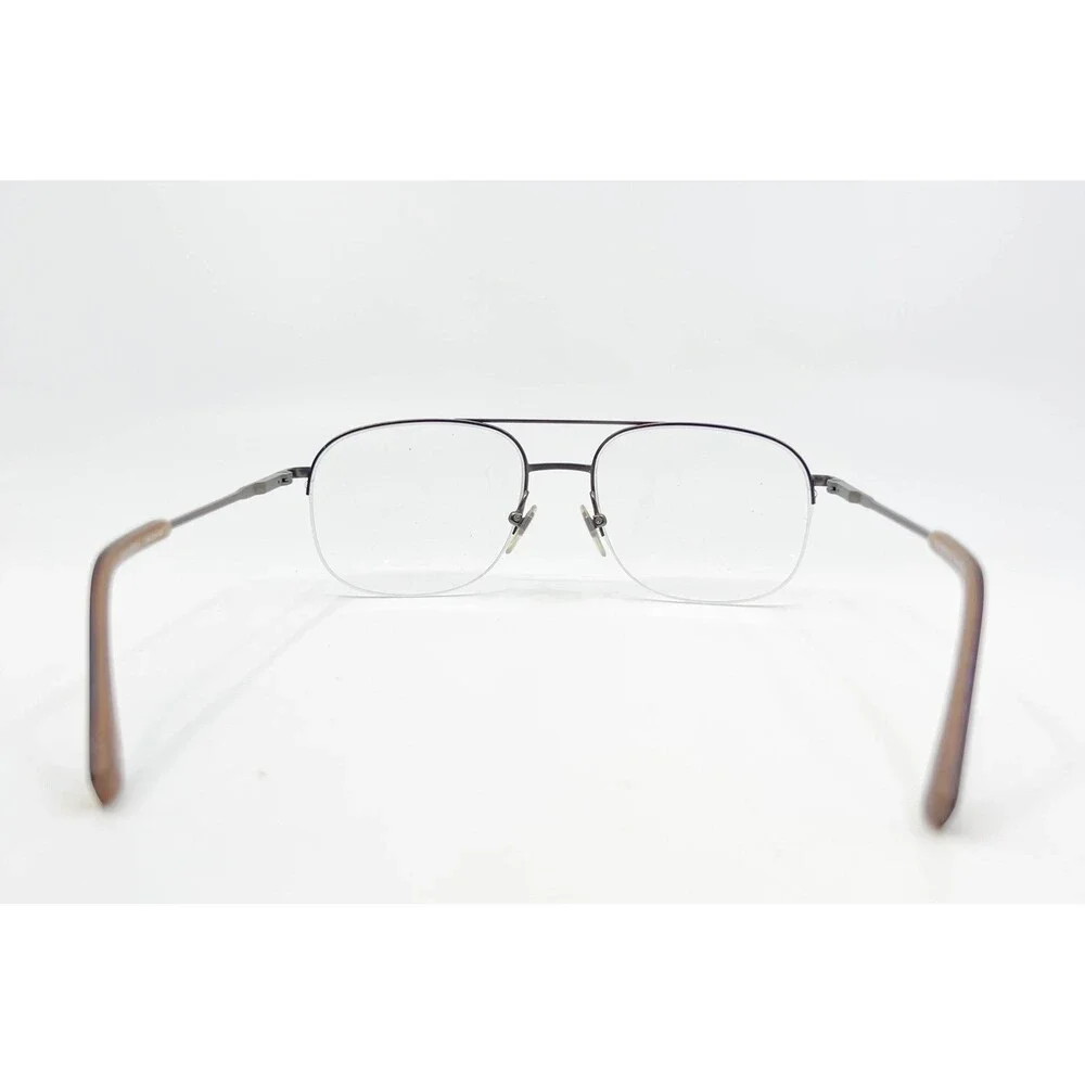 Ducks Unlimited Eyeglass Frames Mens Gold Titanium Huron Semi-Rimless 55-18-140